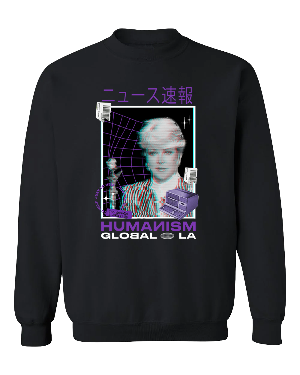 HUMANISM LOLITA AYALA | CREWNECK (NEGRA)