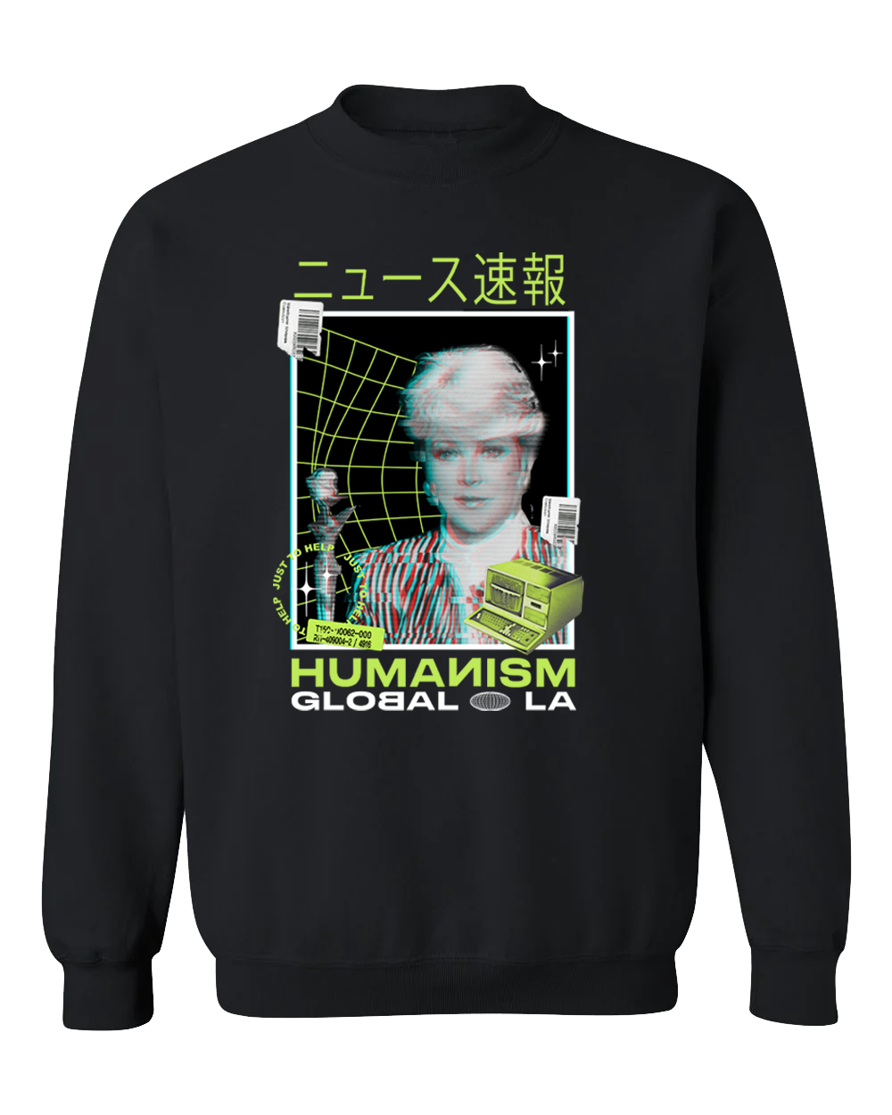 HUMANISM LOLITA AYALA | CREWNECK (NEGRA)