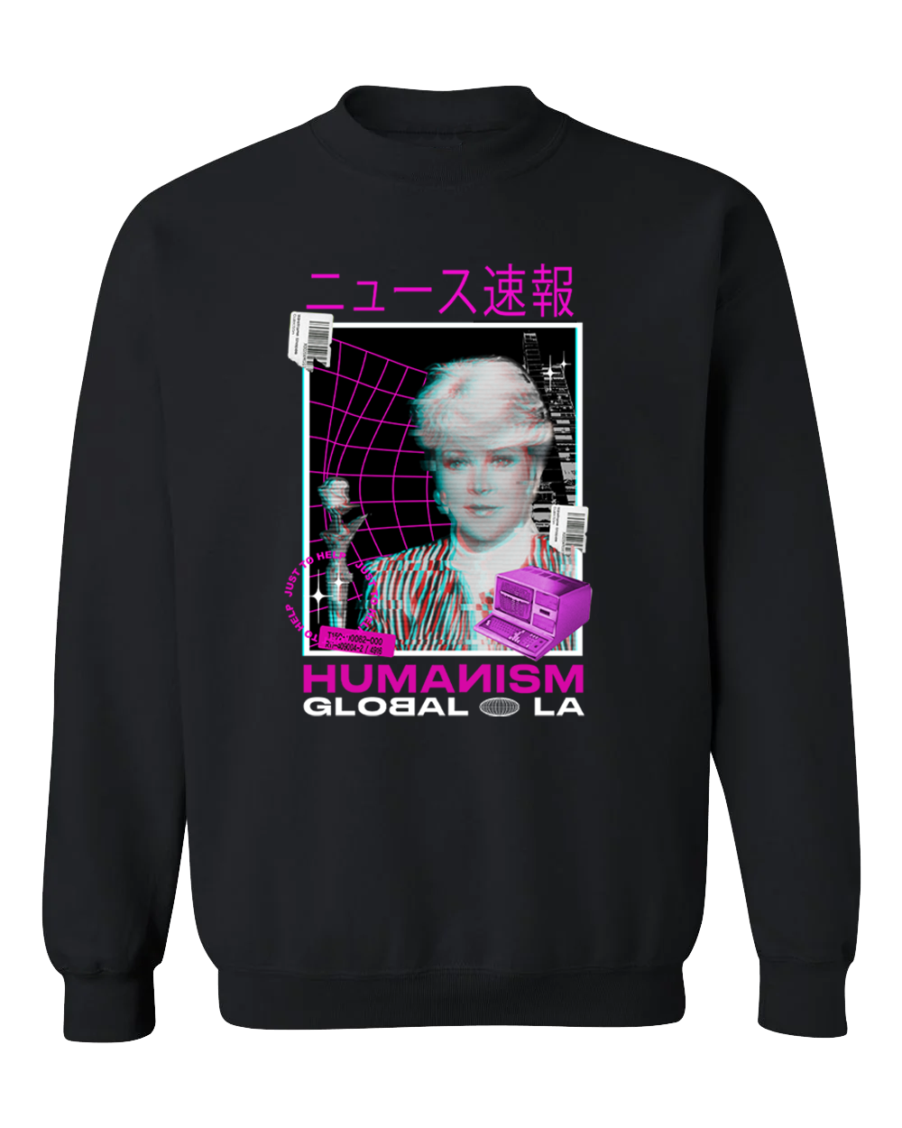 HUMANISM LOLITA AYALA | CREWNECK (NEGRA)