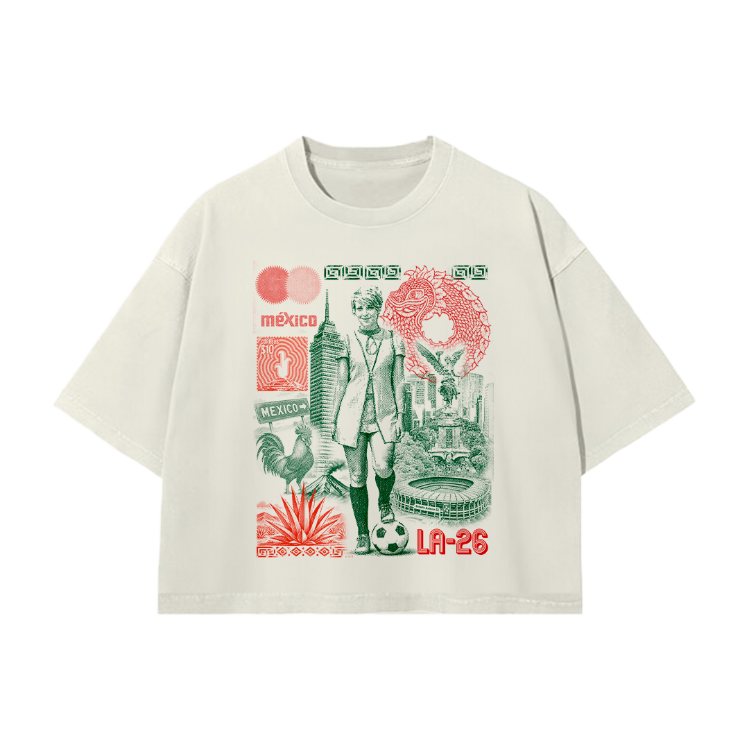 L. Ayala x México 26 | Playera Boxy Fit