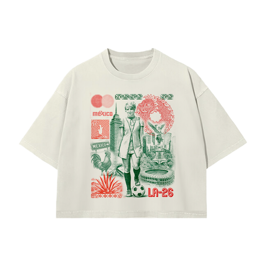 L. Ayala x México 26 | Playera Boxy Fit