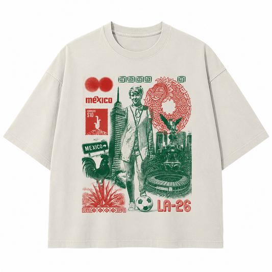L. Ayala x México 26| Playera Boxy Fit