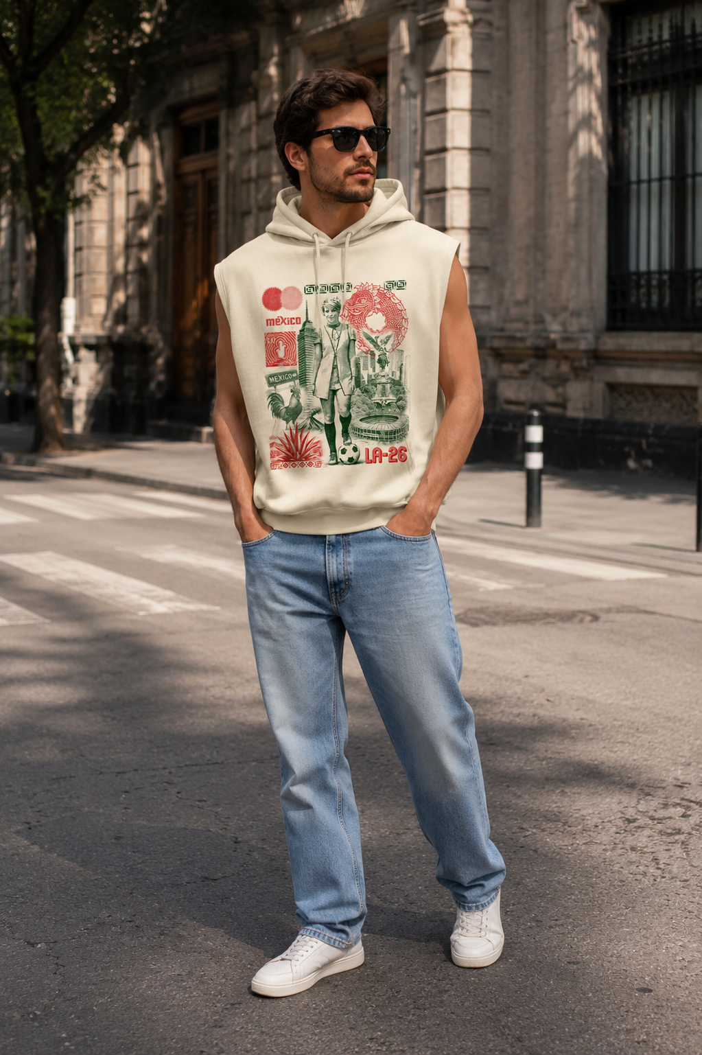 L.Ayala x México 26 |Hoodie sin mangas