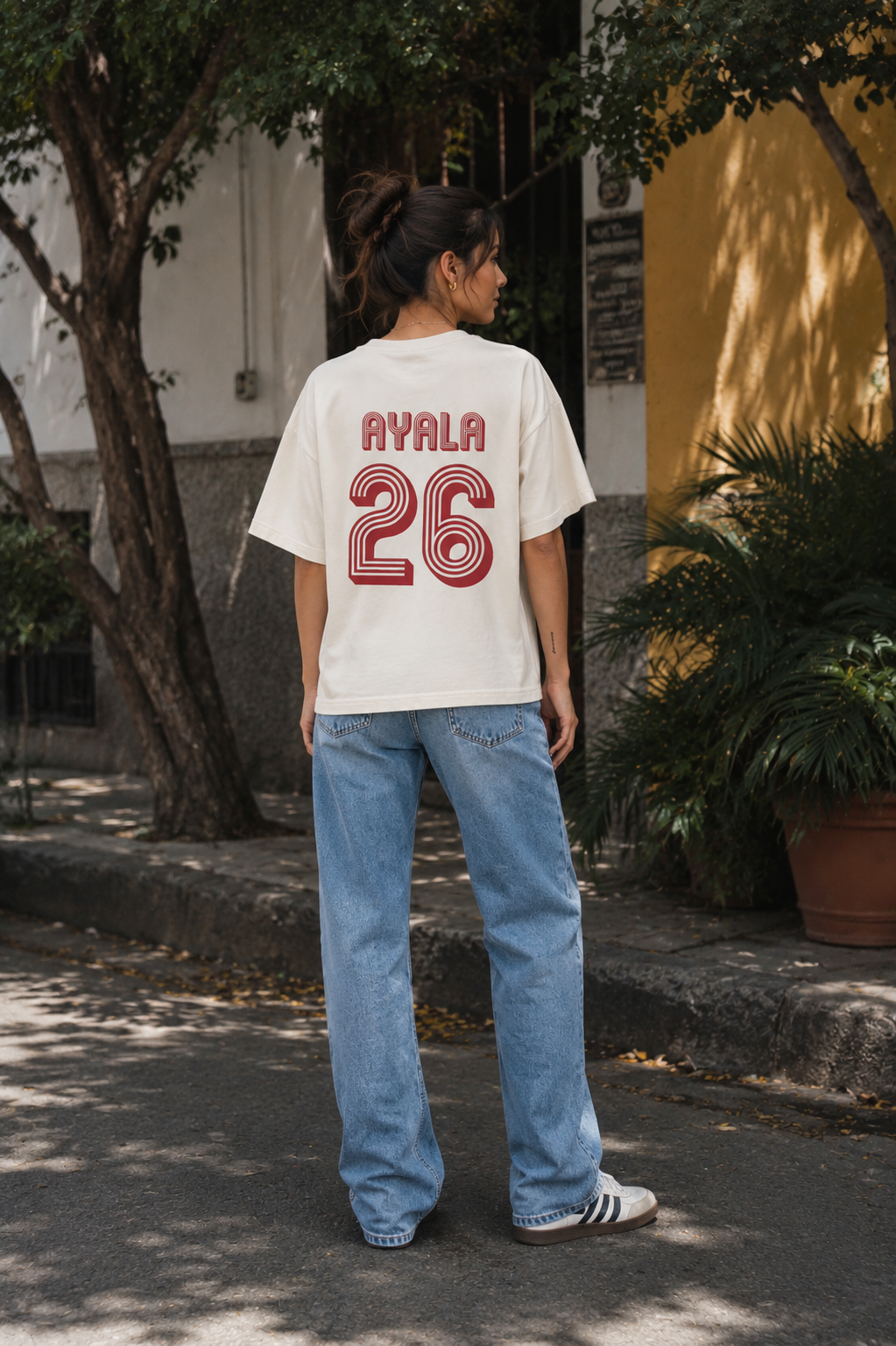 L. Ayala x México 26 | Playera Boxy Fit