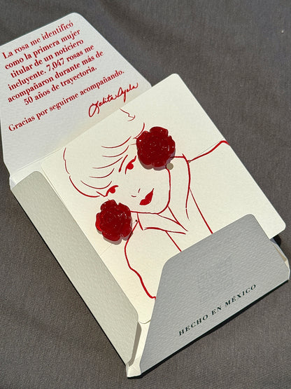 Aretes de Rosas-Mis Lolis